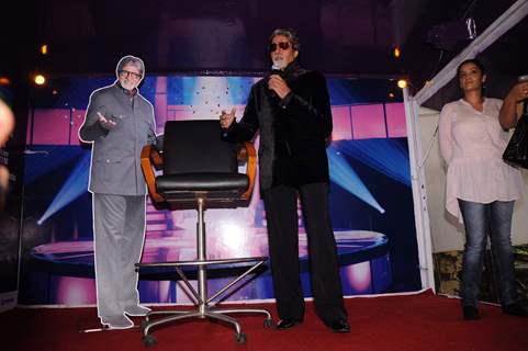 KBC 5 announcement with Amitabh Bachchan at Film City. .