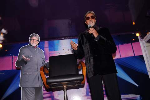 KBC 5 announcement with Amitabh Bachchan at Film City. .