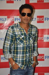 Manoj Bajpai at Aarakshan promotional event at Big FM