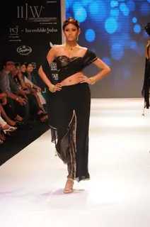Models walks the ramp for CVM Exports day 2 at IIJM 2011