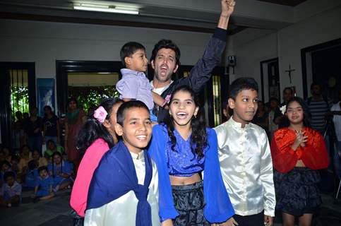 Hrithik Roshan donates Bus to Dilkush School in Juhu