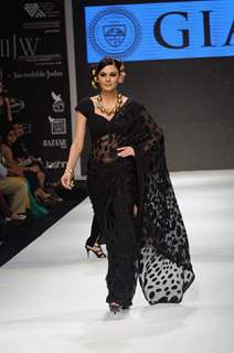 Models walks the ramp for Gia India at IIJW 2011 Day 4. .