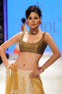 Models walks the ramp for Anmol at IIJW 2011 Day 4. .