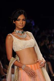 Models walks the ramp for Anmol at IIJW 2011 Day 4. .