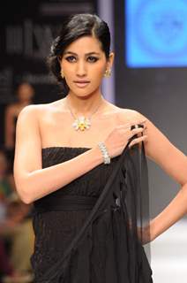 Models walks the ramp for Alpana Gujral at IIJW 2011 Day 4. .