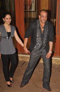 Sanjay Dutt with Maanayata Dutt