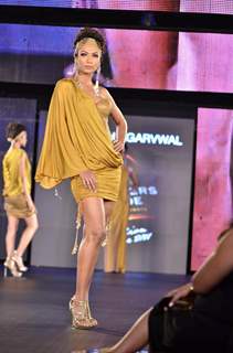 Model walks the ramp for designer Rakesh Agarwal at Blenders Pride Fashion Tour, Taj Land's End. .