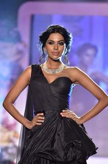 Model at Swarovski Gems and Archana Kocchar Show. .