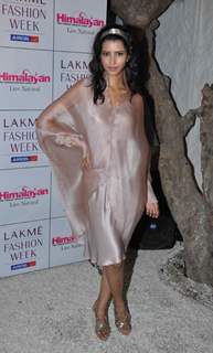 Former beauty queen Manasvi Mamgai was snapped with designer Wendell Rodricks at an event held by Lakme, in association with Himalayan Live Natural, in Mumbai