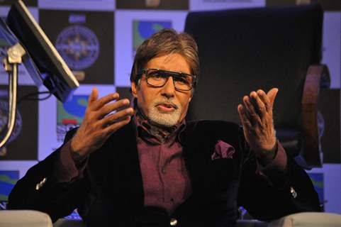 Amitabh Bachchan graces the Kaun Banega Crorepati launch at JW Mariott