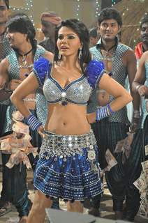 Rakhi Sawant shoots an item song for film 'Rakthbeej' at Filmistan