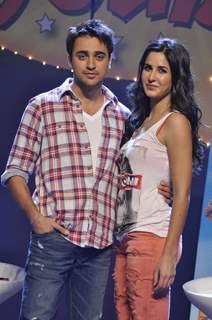 Imran Khan and Katrina Kaif at Mere Brother Ki Dulhan music launch. .