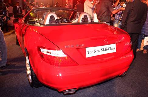 The launch of  Mercedes Benz's new SLK 350, in New Delhi on Wednesday. .