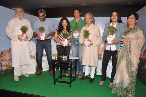 Milind Soman at Suzlon's new brand campaign for cleaner air at trident. .