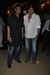 Ajay Devgan, Sanjay Dutt unveiled Rascals first look at PVR, Juhu.  .