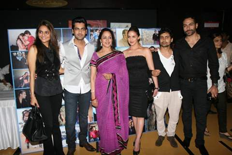 Hema and Esha Deol unveil the film 'Tell Me O Kkhuda' look at Cinemax