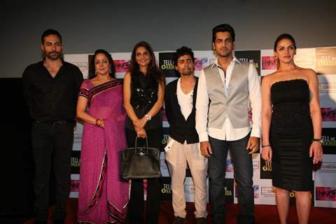 Hema and Esha Deol unveil the film 'Tell Me O Kkhuda' look at Cinemax