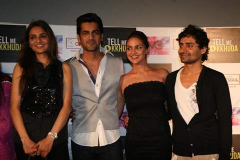 Hema and Esha Deol unveil the film 'Tell Me O Kkhuda' look at Cinemax