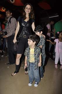 Star kids at Spy Kids premiere, PVR. .