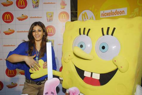 Raveena Tandon at Nickledon promotional event, Parel. .