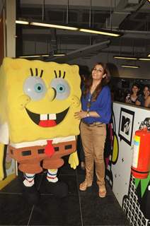 Raveena Tandon at the launches of Nickelodeon-McDonalds Happy Meal with toy SpongeBob SquarePants in Mumbai