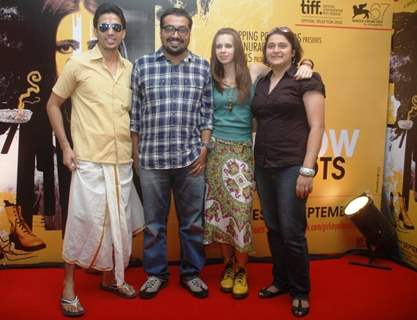 Anurag And Kalki Promote 'That Girl In Yellow Boots' At Cha Bar