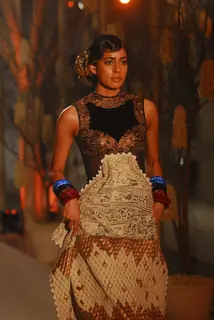 Arjun Rampal walks the ramp for Rohit Bal at Lakme Fashion Week 2011 launch