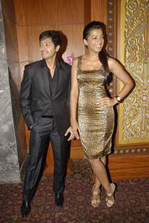 Mugdha and Shreyas at Oh God Saare Fraud launch Sea Princess