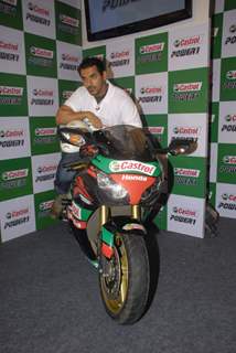 John at Castrol promotional event at Tote