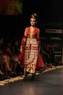 Anita Dongre Show at Lakme Fashion Week 2011 Day 2