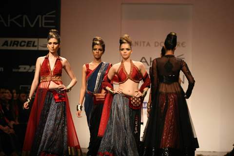 Anita Dongre Show at Lakme Fashion Week 2011 Day 2