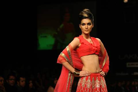 Anita Dongre Show at Lakme Fashion Week 2011 Day 2