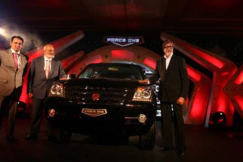 Amitabh Bachchan at the Force One SUV's car launch bash