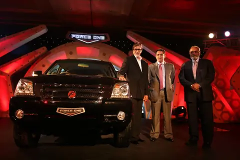 Amitabh Bachchan at the Force One SUV's car launch bash