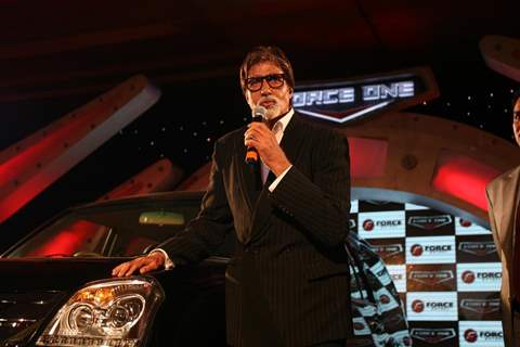 Amitabh Bachchan at the Force One SUV's car launch bash