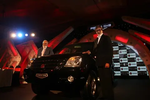 Amitabh Bachchan at the Force One SUV's car launch bash