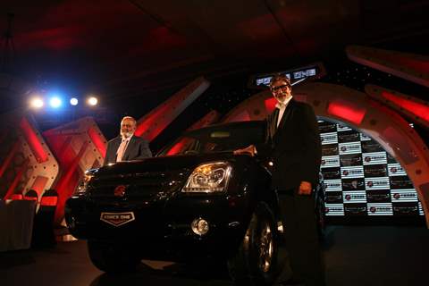 Amitabh Bachchan at the Force One SUV's car launch bash