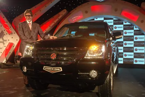 Amitabh Bachchan at Force One car launch, Lalit Hotel. .