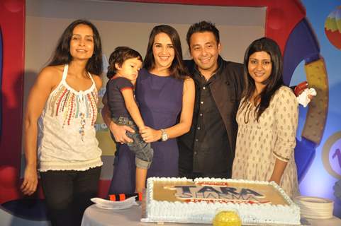 Suchitra Pillai, Tara Sharma, Roopak Saluja, Konkona Sen Sharma at the launch of Tara sharma Show. .