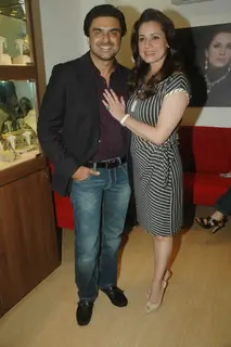 Sameer Soni at Neelam Kothari's store launch, Bandra