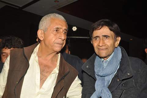 Dev Anand and Naseeruddin at Press conference and unveiling the promo of movie 'Chargesheet'