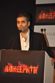 Karan Johar at 'Agneepath' trailer launch event at JW.Mariott