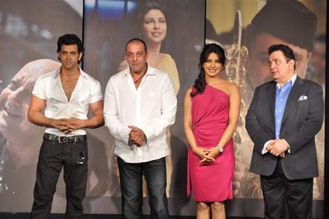 Hrithik Roshan, Sanjay Dutt, Priyanka Chopra and Rishi Kapoor at 'Agneepath' trailer launch event