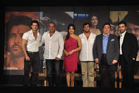 Cast and Crew at 'Agneepath' trailer launch event at JW.Mariott