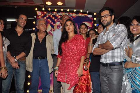 Naseeruddin, Emraan, Tusshar and Vidya Balan at first look of 'The Dirty Picture' at Bandra