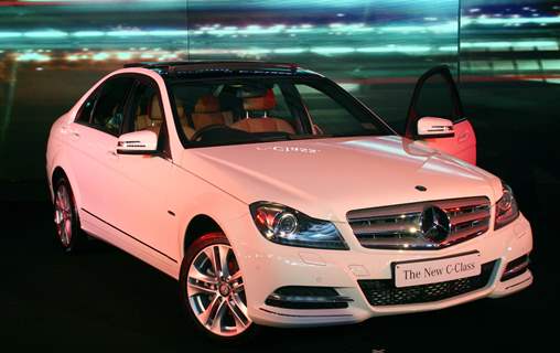 The launch of Mercedes-Benz's new C 200BE AVANTGARDE, in New Delhi on Thursday. .