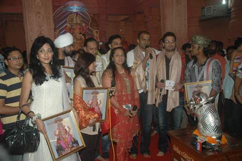 Singers join together for Ganesha album for 3rd rock entertainment at Provogue lounge and Andheri Ka Raja. .