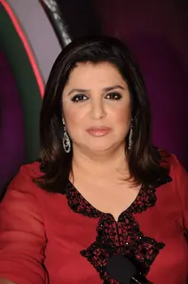 Farah Khan on the sets of Just Dance in Filmcity, Mumbai