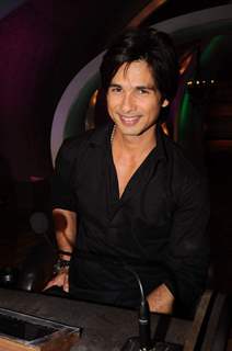 Shahid Kapoor on the sets of Just Dance in Filmcity, Mumbai