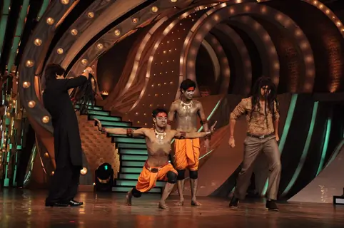 Shahid Kapoor on the sets of Just Dance in Filmcity, Mumbai